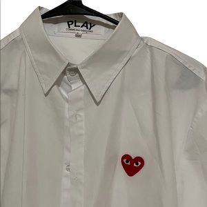 CDG Long Sleeve Button Up Brand New Never Worn